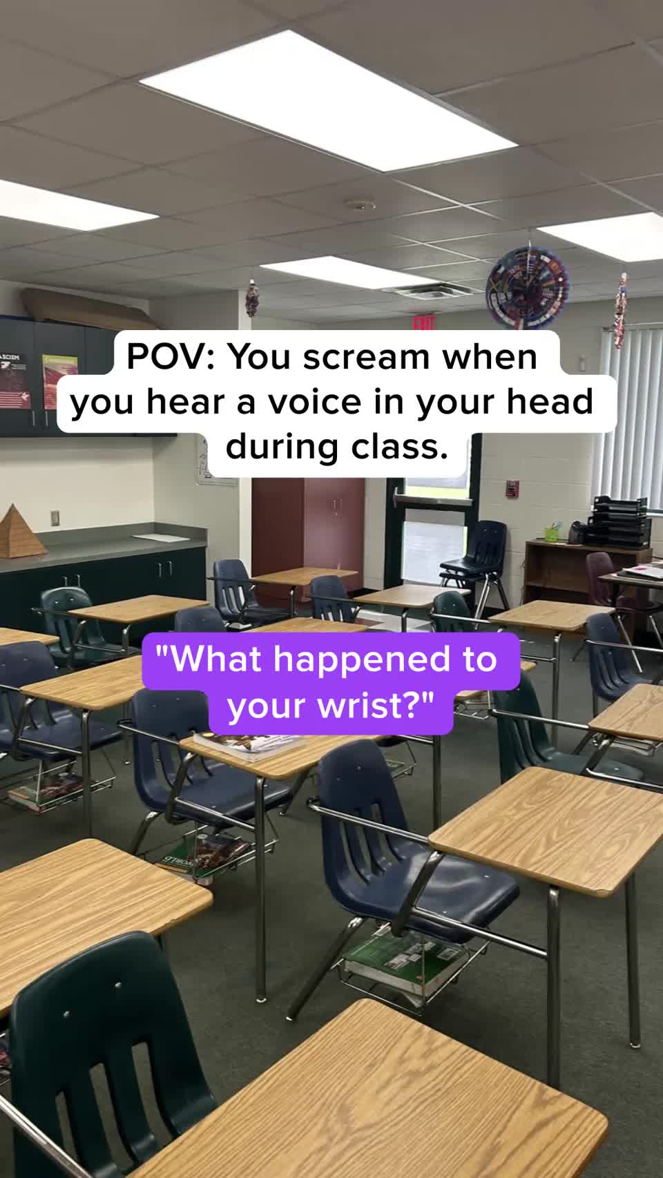 Variant A: The classroom
